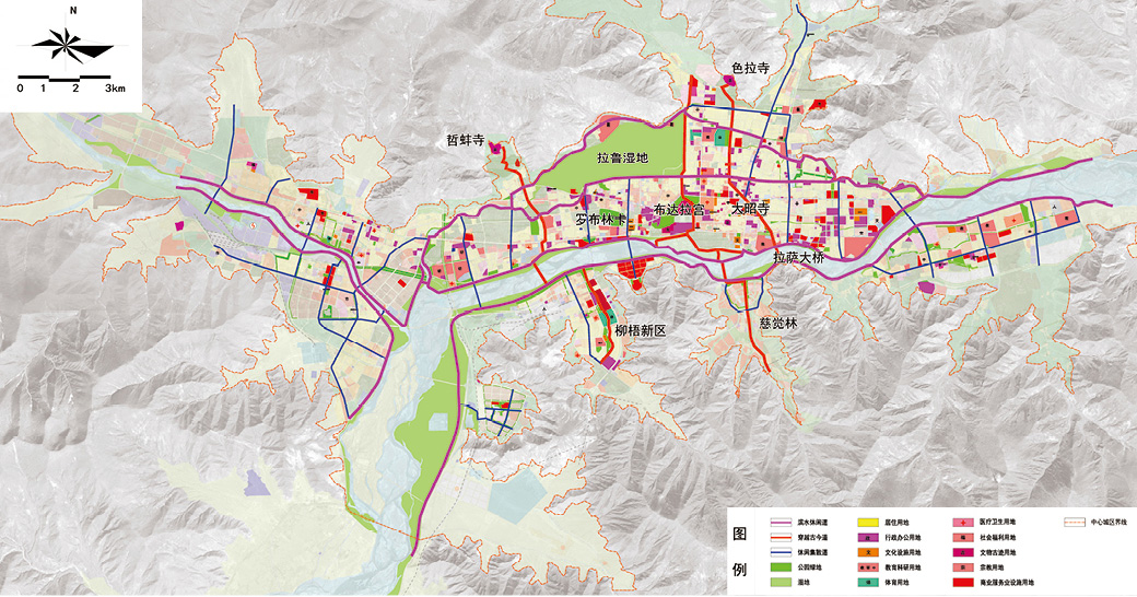 拉萨未来城市规划图图片